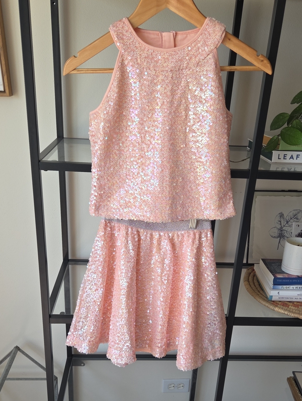 American Girl Light Pink Sequin Set